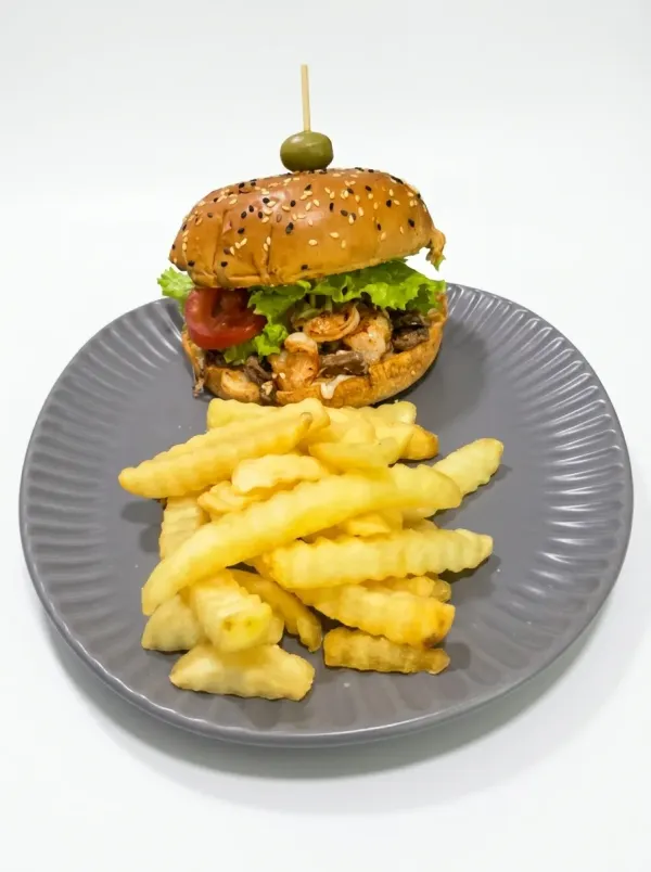 Hamburguesa Mar y Tierra